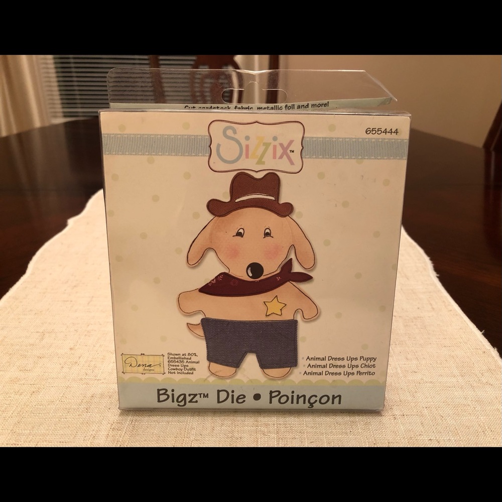 Sizzix Bigz Animal Dress Ups Puppy